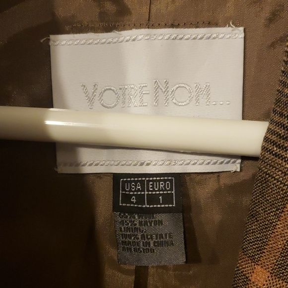 Vintage Votre Nom Blazer - Picture 2 of 3